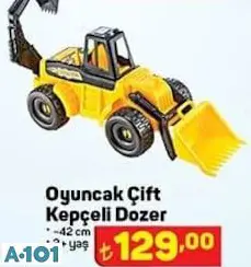OYUNCAK ÇİFT KEPÇELİ DOZER OYUNCAK ÇİFT KEPÇELİ DOZER